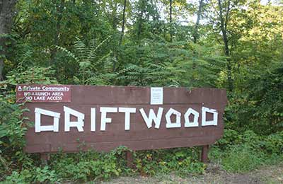 Driftwood Point on candlewood lake